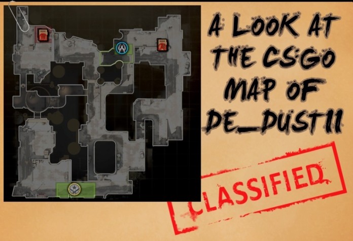 A Look at the Map de_dust2 in CSGO Cover
