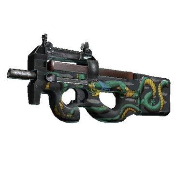 Counter-Strike: Global Offensive Weapon Reference: StatTrak P90 Emerald Dragon